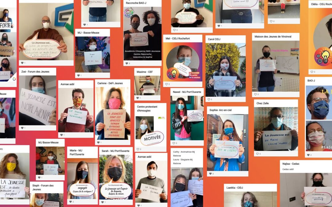 Communiqué de presse – Mobilisation La Jeunesse fait partie de la solution : 1000 jeunes expriment être capables d’avancer quand tout semble s’arrêter