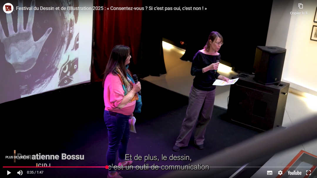 Reportage vidéo_Vernissage_Festival du Dessin et de l'Illustration_CIDJ