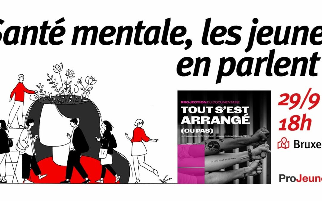 Santé mentale des jeunes : une soirée pour briser le silence, le 29 septembre à Bruxelles